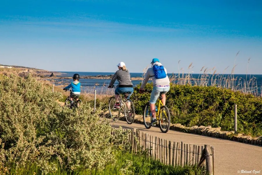 vélodyssée accessible rapidement depuis le camping les ramiers